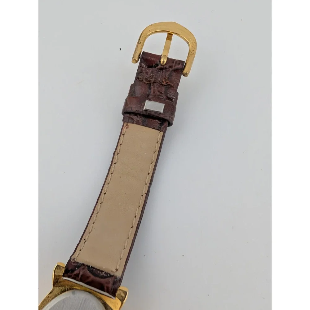 Capezio Women's Watch 19mm Case Brown Faux Leather Band- New Battery